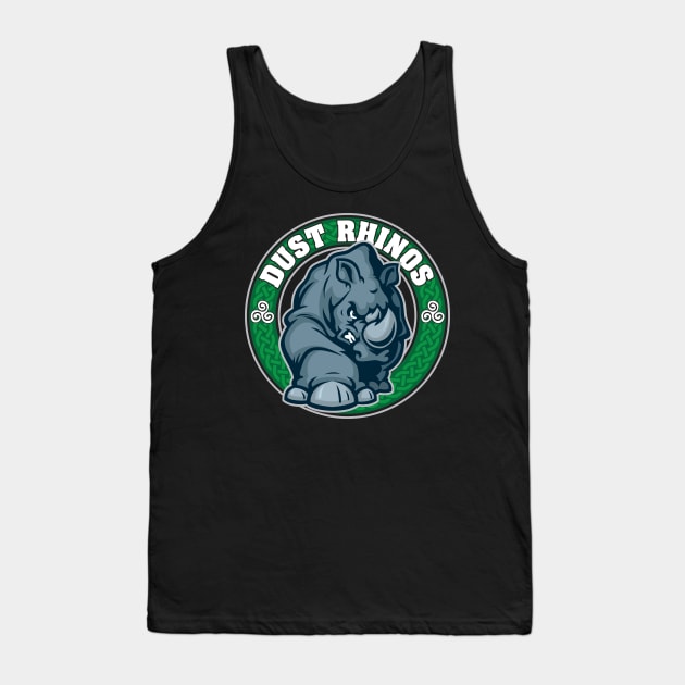 Dust Rhinos Team Logo Tank Top by Dust Rhinos Swag Store